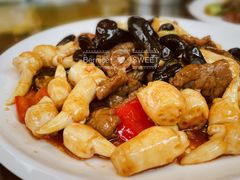 藕尖炒牛肉-启香鸡私房菜(湖景店)