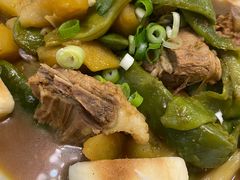 排骨炖豆角-闯关东东北农家菜(崂山石老人店)