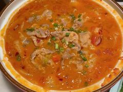 泡菜番茄炖肥牛-绿茶餐厅(深圳龙华天虹购物中心店)