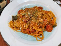 金枪鱼辣番茄奶油天使面-魏斯理汉堡(西安沣东吾悦店)