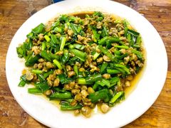 韭菜炒螺肉-二水炒鸡店