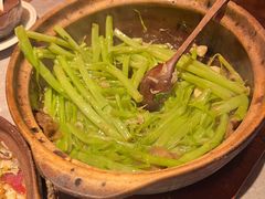 虾酱啫通菜梗-啫神·广州地标美食(北京路店)