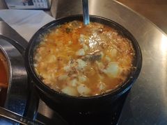 海鲜豆腐汤-包装马车·韩国料理·포장마차