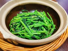 啫啫虾酱空心菜-熠盛粤味(永康路店)