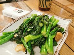 油渣炒菜心-利杨记·本味轩粥坊·烧烤(宝体店)