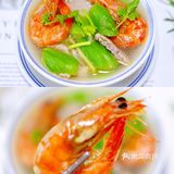 🔥[愉快]丝瓜海虾肉片汤[色]喝一碗暖身又暖胃，家人都喜欢哟……