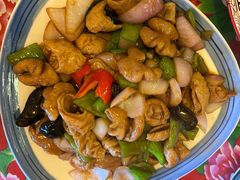 辣炒大肠-闯关东东北农家菜(崂山石老人店)