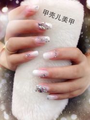 这个季节最火的新娘甲-甲壳儿美甲美睫