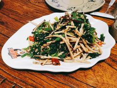 五香干丝拌菠菜-呱呱叫民俗风味主题餐厅(沣峪口店)