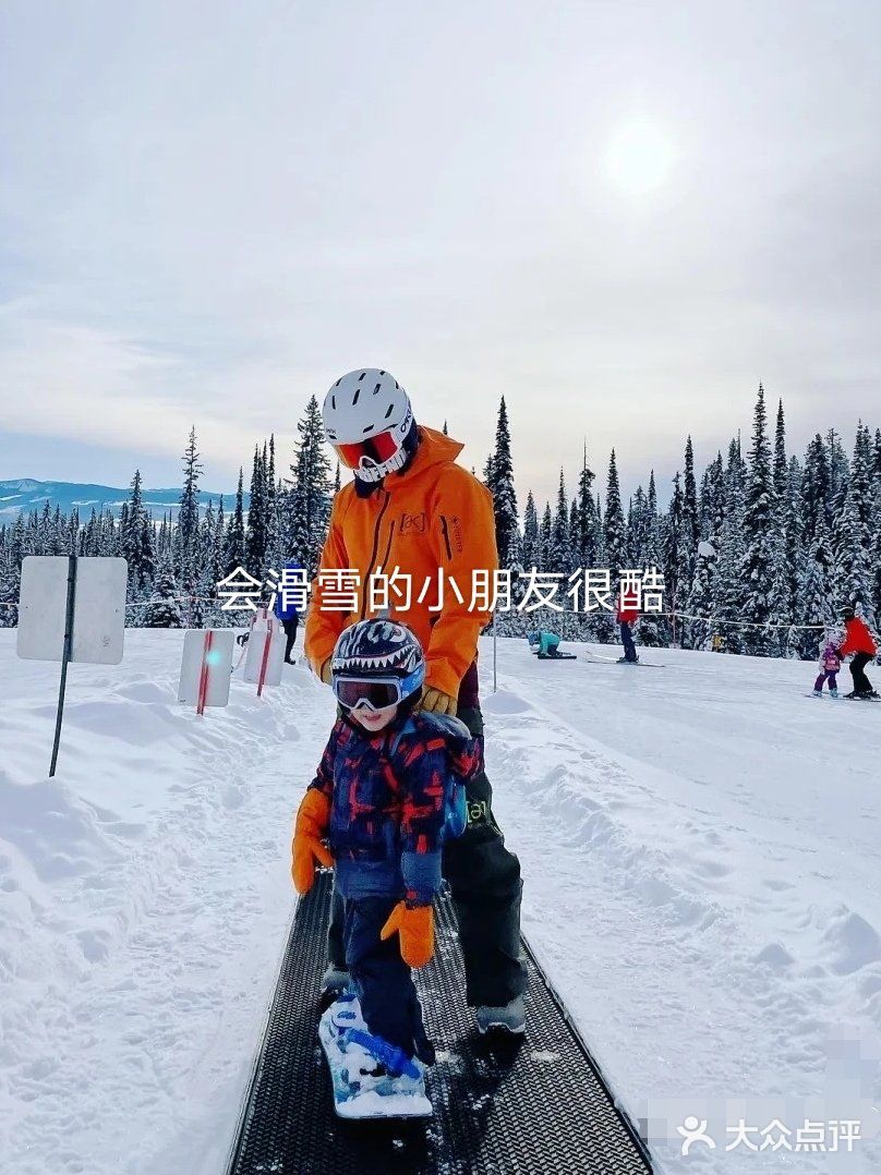 3岁以上的小朋友学习滑雪更加亲近大自然