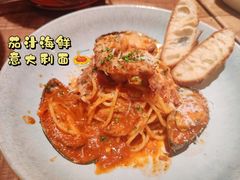 茄汁海鲜意面-Devils’ Brewery小恶魔精酿啤酒(武汉天地店)