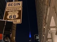 -66号公路起点牌