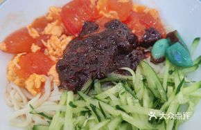 Fried Sauce Tomato Egg Double Noodle