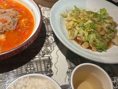 杭风香锅卷心菜-绿茶餐厅(松江万达店)
