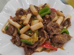 莲藕尖炒牛肉-思远客家菜馆(巴伐利亚店)