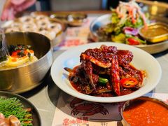 -草家酱蟹炭火烤肉店(珲春南路一店)