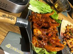 火辣鸡爪-冰川延边料理·炭烤串(原小木屋店)