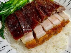 烧肉拼烧鹅饭-锦园春香港茶餐厅(西海湾旗舰店)