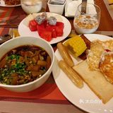 喜欢希尔顿的早餐,很不错,选择范围很广