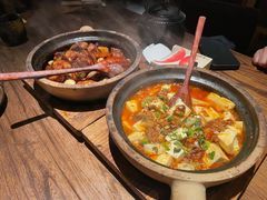 啫牛肉麻婆豆腐-啫两手·啫啫煲·小饭堂(龙城万科里店)