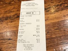 账单-Fergburger(皇后镇店)