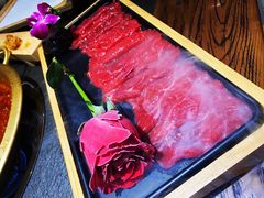 玫瑰嫩牛肉-龙隆昌·鲜品火锅·江湖烤鱼