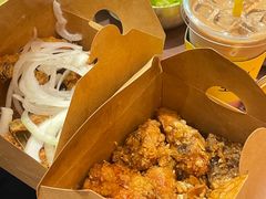 炸鸡翅一半一半-富乐满韩国正宗炸鸡韩国料理(虹泉路店)