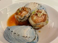老豆腐蒸黑金鲍-宝丽轩中餐厅BAOLIXUAN