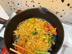 炒方便面-宝记烧烤·碳锅羊肉·羊蝎子火锅·夜食社(文体路创始店)