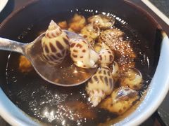 古越陈酿煮花螺-杭州西子湖四季酒店·金沙厅