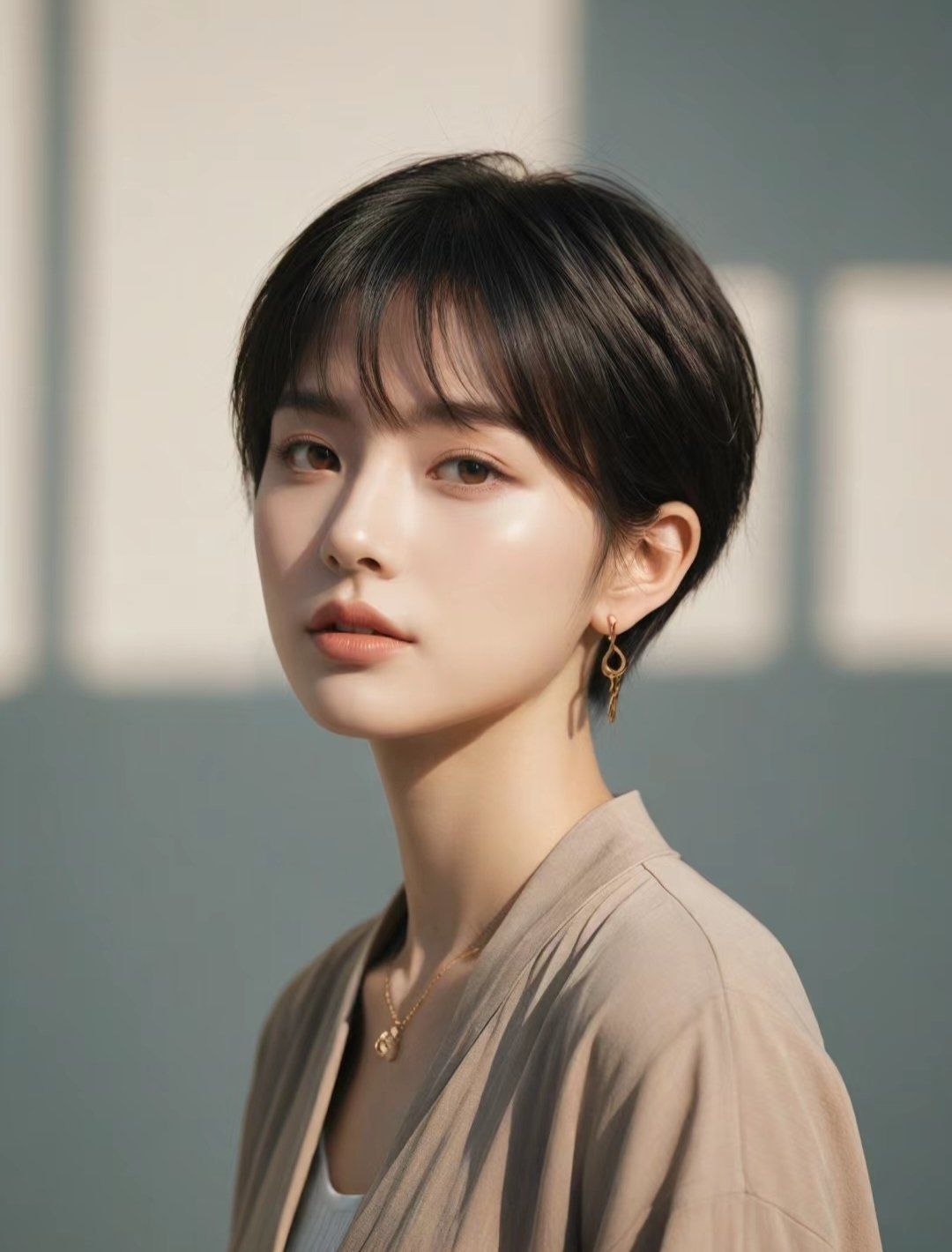 中性短发