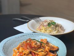 番茄海鲜宽面-A30 BISTRO