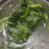 养生健康的绿色菜汤之小白菜粉丝汤