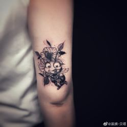 动物-黑旗纹身