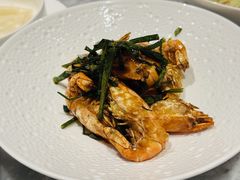 头抽葱烧罗氏虾-喜来登由由大酒店九州膳坊中餐厅