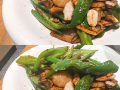 辣椒炒肉-江渔儿酸菜鱼(奥园广场金发购物中心店)