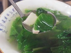 青菜豆腐汤-胖子菜馆(花园餐厅店)
