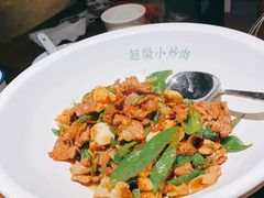 菜籽油炒超级小炒肉-老湘村·湖南土菜(天河维多利店)