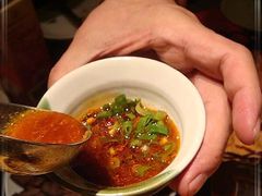 味碟-特制调料及步骤B-众悦夜郎蛙美食餐厅(太原南街店)