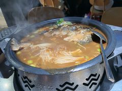 蒜香凌波鱼-探鱼·鲜青椒爽麻烤鱼(天河优托邦店)