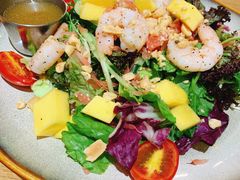 鲜柚芒果沙拉佐冰花酸梅酱-HELLO 27 意面·沙拉·帕尼尼