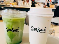 热拿铁-Seesaw Coffee(上生新所店)