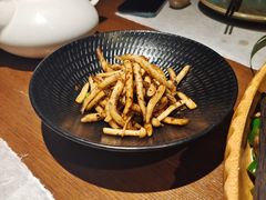 鸡枞油炒手工面-菩提素素食餐厅(晶郦馆店)