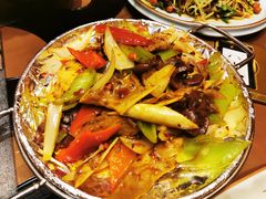 铁板牛三样-蒙古人烤羊大师(工农大路创始店)