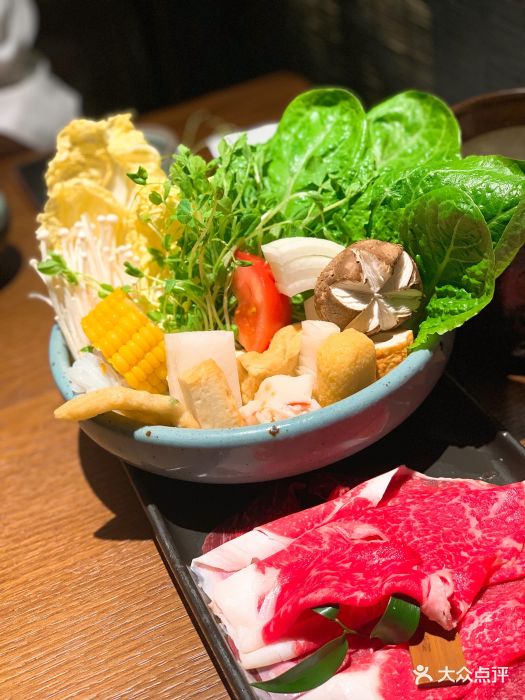 旬野菜寿喜烧涮锅专门店(银泰店)蔬菜拼盘图片