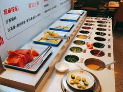 自助调料区-犇鼎牛潮汕牛肉火锅(新辰里学清路店)