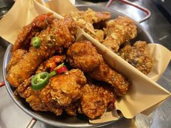 双拼炸鸡-富乐满韩国正宗炸鸡韩国料理(虹泉路店)