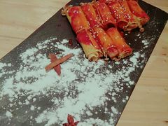 烤金针菇卷-朵朵开素食餐厅(后宰门街店)