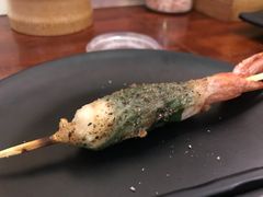 苏叶烤鸡皮虾-鸟串烧Yakitori