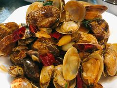辣炒花蚬子-韩记海鲜饺子旗舰店(红海新区店)